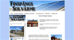 Desktop Screenshot of finspangssolvarme.se